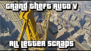 GTA V  All Letter Scraps  100 Collectibles Guide  A Mystery Solved AchievementTrophy [upl. by Nicolas]