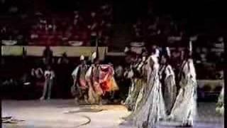 Powwow Team Dancing  Native American Indian Pt 1 [upl. by Assira]