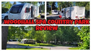 Woodhall Country Park Caravan and Camping Review 19523 [upl. by Cannice]