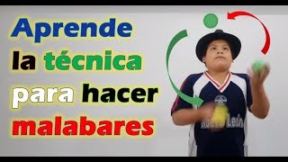 Aprende la tecnica para hacer Malabares con Bolas  Trucos [upl. by Hamner631]