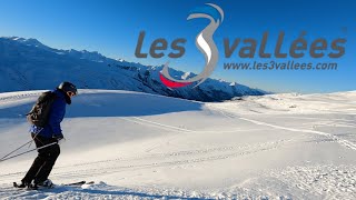 Les menuires  3 vallées  janv 2024 ⛷️🎿 [upl. by Kcid]