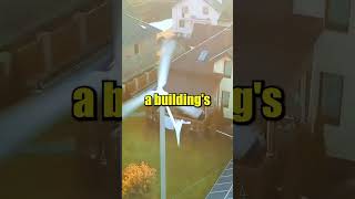 Part 2 Aeromine rooftop wind Turbine shorts youtubeshorts solar renewableenergy efficiency [upl. by Ahsimik]