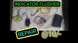 Indigator Flusher Repair  RK MOTO RIDER  rkmotorider243 [upl. by Lexy48]