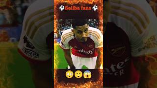 Saliba Legendary skills 🔥 Saliba fans l football highlights football shorts saliba [upl. by Franek]