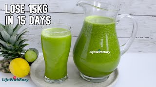 STRONGEST BELLY FAT BURNER DRINK LOSE 15KG  30LBS IN 2 WEEKS [upl. by Yecal]