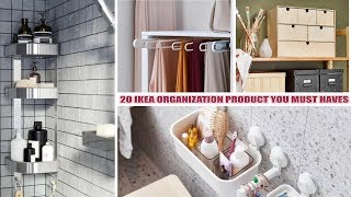 20 IKEA ORGANIZATION PRODUCT YOU MUST HAVES [upl. by Dyol]