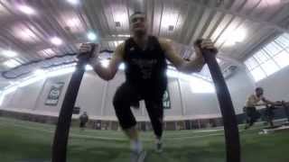 CSU mens basketball SlamU prowler workout  April 25 2014 [upl. by Nitsur]