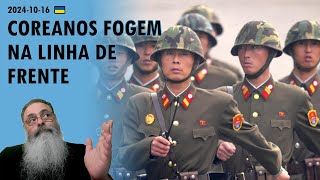 Ucrânia 20241016 SOLDADOS da COREIA do NORTE fogem da LINHA de FRENTE CAMINHO para a LIBERDADE [upl. by Aynam]