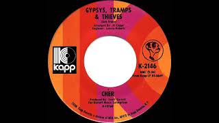 1971 HITS ARCHIVE Gypsys Tramps amp Thieves  Cher a 1 recordmono 45 [upl. by Brodeur]