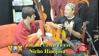 Nicho Hinojosa en Bohemia Virtual Tu Vox TV [upl. by Dione]