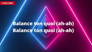 Angèle  Balance Ton Quoi Lyrics [upl. by Neelear]