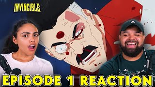 WHAT JUST HAPPENED Invincible Episode 1 Reaction [upl. by Lucais]