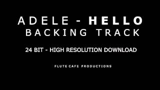 Adele  Hello Karaoke Instrumental Backing Track High Rez Download [upl. by Eyaf]