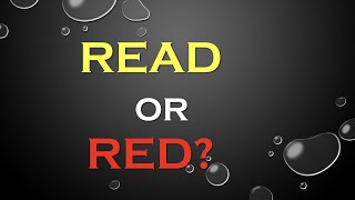 READ VS RED PresentPast Tense Adjective vs verb How to pronounce the past tense of quotREADquot [upl. by Corbin]