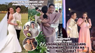 BITTERSWEET WEDDING NINA ROBI DOMINGO😍 PRINCIPAL SPONSOR SI LENI ROBREDO AT FUNNY SEGMENT NINA OGIE [upl. by Olsson]