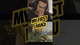 CREATING A HAIKU FOR THE VERY FIRST TIME 🥰ghostoftsushima ghostofyotei haiku gaming shorts [upl. by Auqkinahs731]