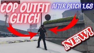 NEW POLICE OUTFIT GLITCH GTA 5 COP OUTFIT AFTER PATCH GUN BELT MODDED PS4 PC XBOX PS5 EASY BEST [upl. by Mart269]