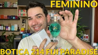 Perfume Botica 214 Fiji Paradise Feminino  O Boticário  PRIMEIRAS IMPRESSÕES [upl. by Oivatco612]