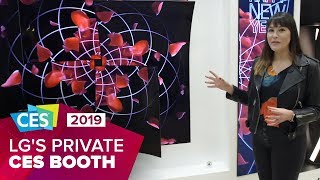 CES 2019 The future of TV screens from LG Display [upl. by Lerrad]