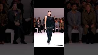 Vittoria Ceretti for Courreges vittoriaceretti courreges model runway fashionweek catwalk [upl. by Hgielrahc]