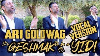 ARI GOLDWAG  Its Geshmak to be a Yid A Cappella Video ארי גולדוואג  גישמאק  קליפ ווקאלי [upl. by Nailil]