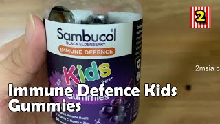 Sambucol Black Elderberry Immune Defence Kids Gummies [upl. by Allana534]