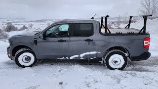 Ford Maverick on Snow Covered Streets Part 3 [upl. by Cheatham]