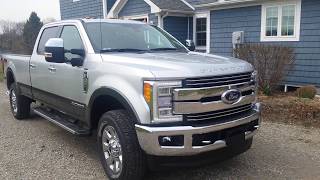 2018 F350 Superduty Lariat Two Tone Ingot Silver [upl. by Ennoid]