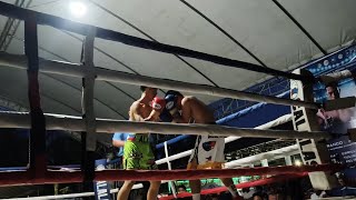 Jeraldine Oclarit vs James Dela Silva 4 Rounds Super Flyweight full fight at Bislig City [upl. by Lorrad]