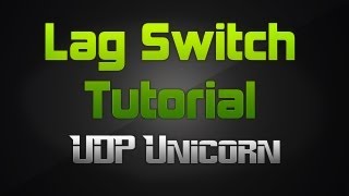 UDP Unicorn FREE Lag Switch  Voice Tutorial WIRED OR WIRELESS [upl. by Oiraved415]