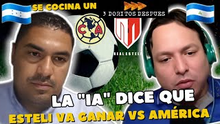 PRENSA CENTROAMERICANA se ILUSIONA xq LA quotIAquot DA GANADOR A 🇳🇮 ESTELI VS AMÉRICA de 🇲🇽 [upl. by Howlond806]