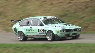 Hillclimb Bergrennen Reitnau  great Alfa Romeo GTV Opel Kadett GTE BMW E30 Porsche 935 Turbo FV22 [upl. by Ellednahc]