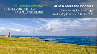 Community Land Scotland 2023 AGM [upl. by Gilroy]