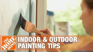 How to Paint a House  Interior amp Exterior House Painting Tips  The Home Depot [upl. by Cynthla]