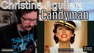 METALHEAD REACTS Christina Aguilera  Candyman Official Video [upl. by Yaniv]