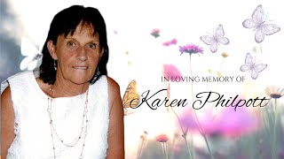 Live Stream of the Funeral Service of Karen Philpott [upl. by Xirtaeb]