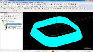 Mastercam X5 making 2d swept milling program [upl. by Brenza]