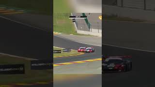 McLaren 720S GT3 hits the wall at Raidillon 💥 [upl. by Viviane16]