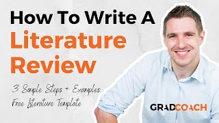 How To Write A Literature Review In 3 Simple Steps FREE Template With Examples [upl. by Dahc27]