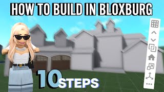 HOW TO BUILD IN BLOXBURG [upl. by Kenlay]