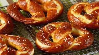 Homemade Pretzels Recipe Demonstration  Joyofbakingcom [upl. by Anitnahs497]