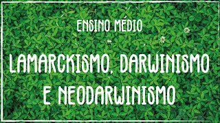 LAMARCKISMO DARWINISMO E NEODARWINISMO [upl. by Eurd]