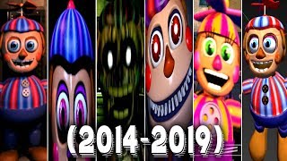 Evolution of Balloon Boy in Five Nights at Freddys to FNAF VR Help Wanted 20142019 [upl. by Amoihc]