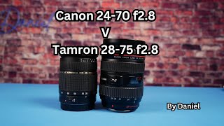 Compare the Canon 24 70 f28 v Tamron 2875 f28 [upl. by Enirbas]