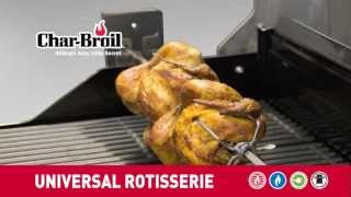 CharBroil Stainless Steel Rotisserie [upl. by Ahsiekar]