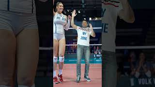 10ft Woman Volleyball Stars Dance Moves Will Blow Your Mind Tall Girl tallmodel  Tall Woman [upl. by Rico173]