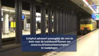 Werken aan het spoor rondom Schiphol [upl. by Aihsekat400]