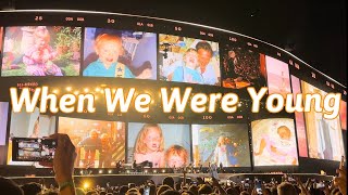 When We Were Young Adele 4K Live in Munich 2024  A Night to Remember [upl. by Dean]