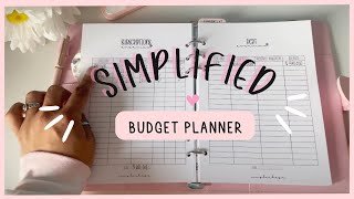 My Simplified Budget Planner  SimpleShopz [upl. by Brosy]