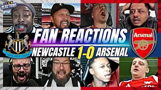 ARSENAL FANS FUMING🤬FULL TIME REACTION TO NEWCASTLE 10 ARSENAL  2425 PREMIER LEAGUE [upl. by Ettenim]